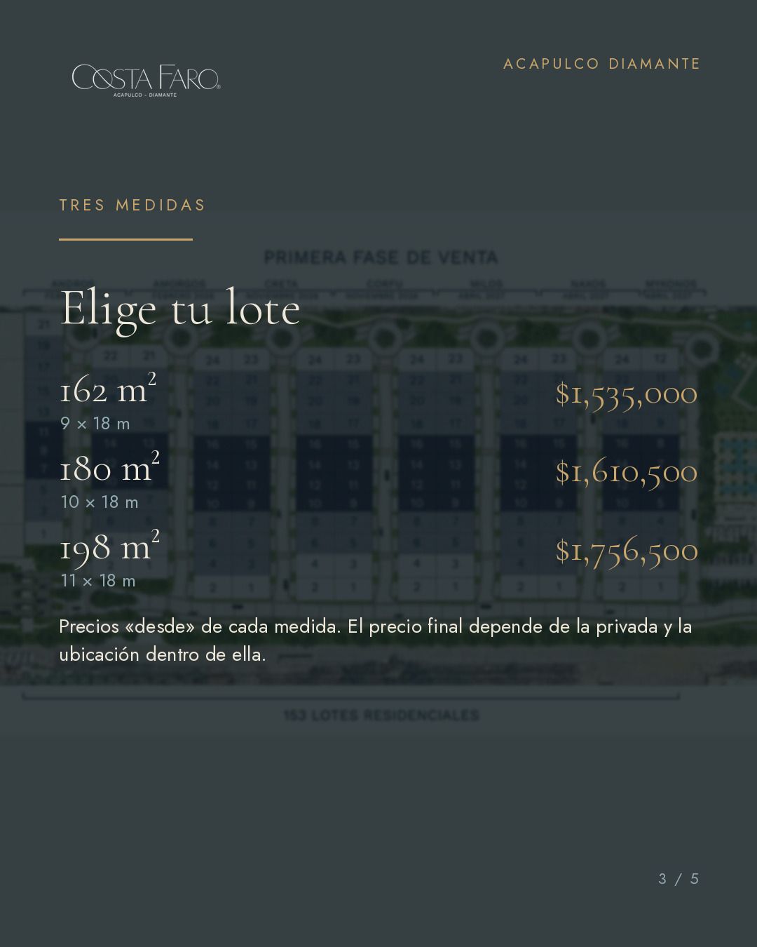 Elige tu lote