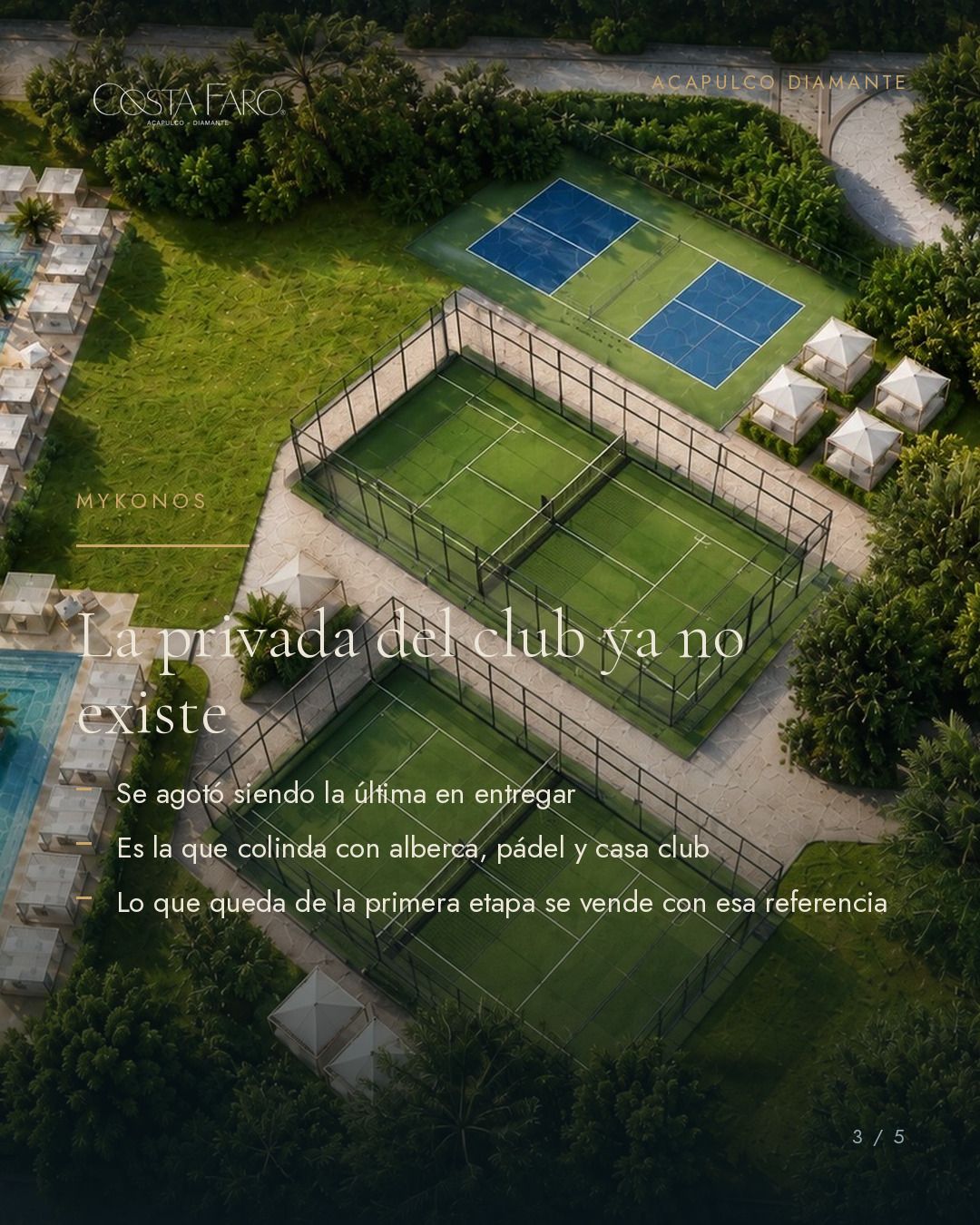 La privada del club ya no existe